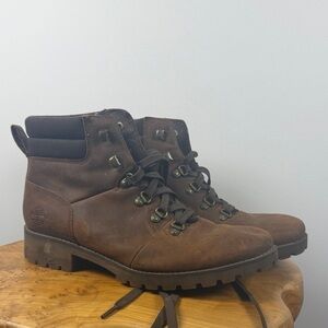 Timberland Dark Brown Leather Boots